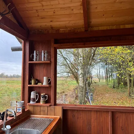 Trzy Stodoly - Kraina Lak Domki Caloroczne Na Roztoczu Narol Exterior photo